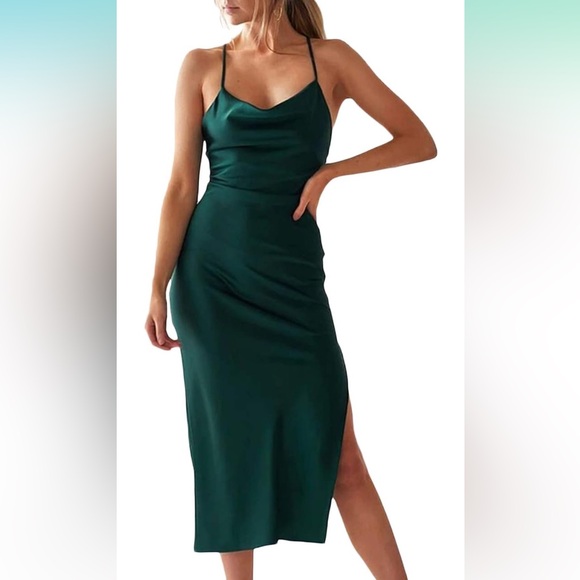 Lulus Dresses & Skirts - Satin midi dress